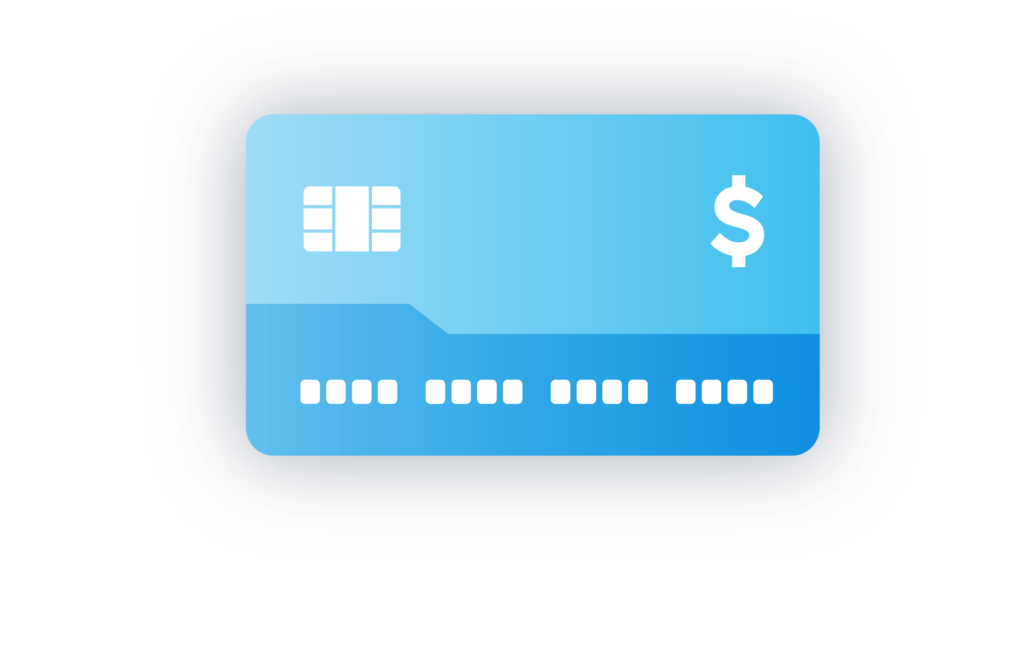 blue credit card icon