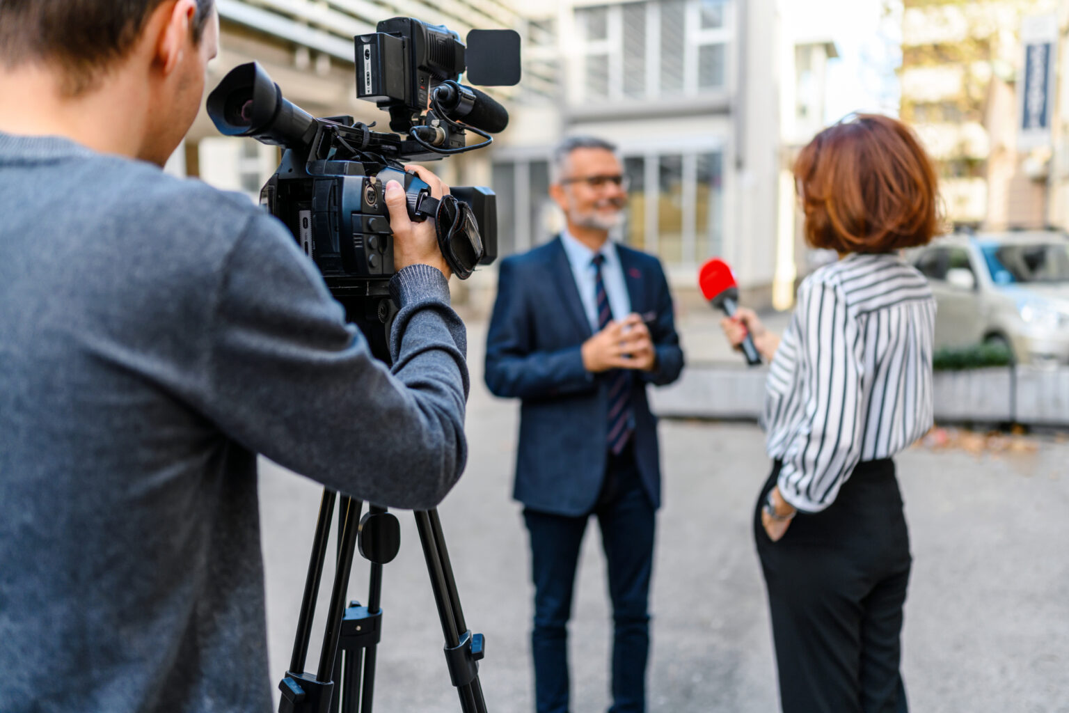 Journalistic interview.