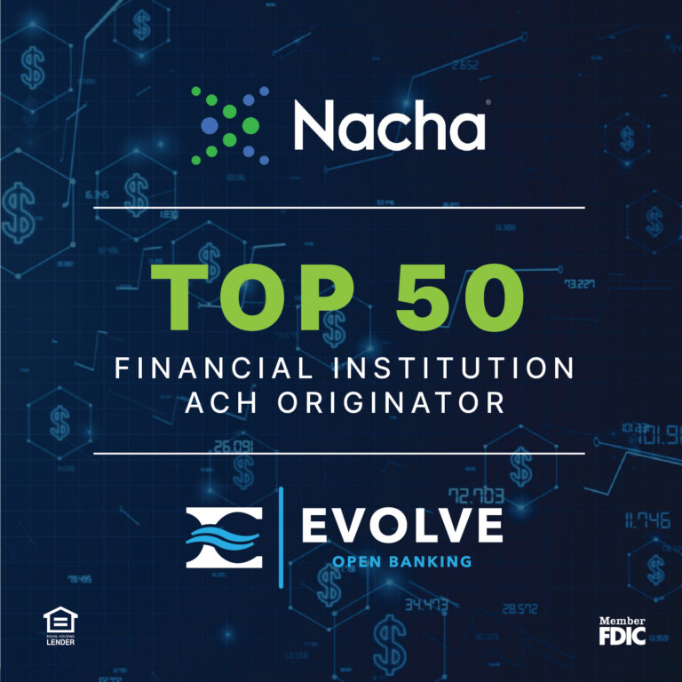 Evolve Bank & Trust Earns Spot as a Nacha Top 50 Originator